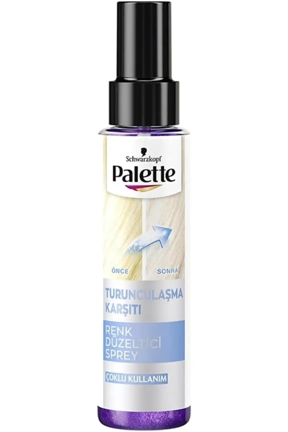 Palette Turunculaşma Karşıtı Renk Düzeltici Sprey Saçların Tonunu Soğutmak İçin Etkili Çözüm