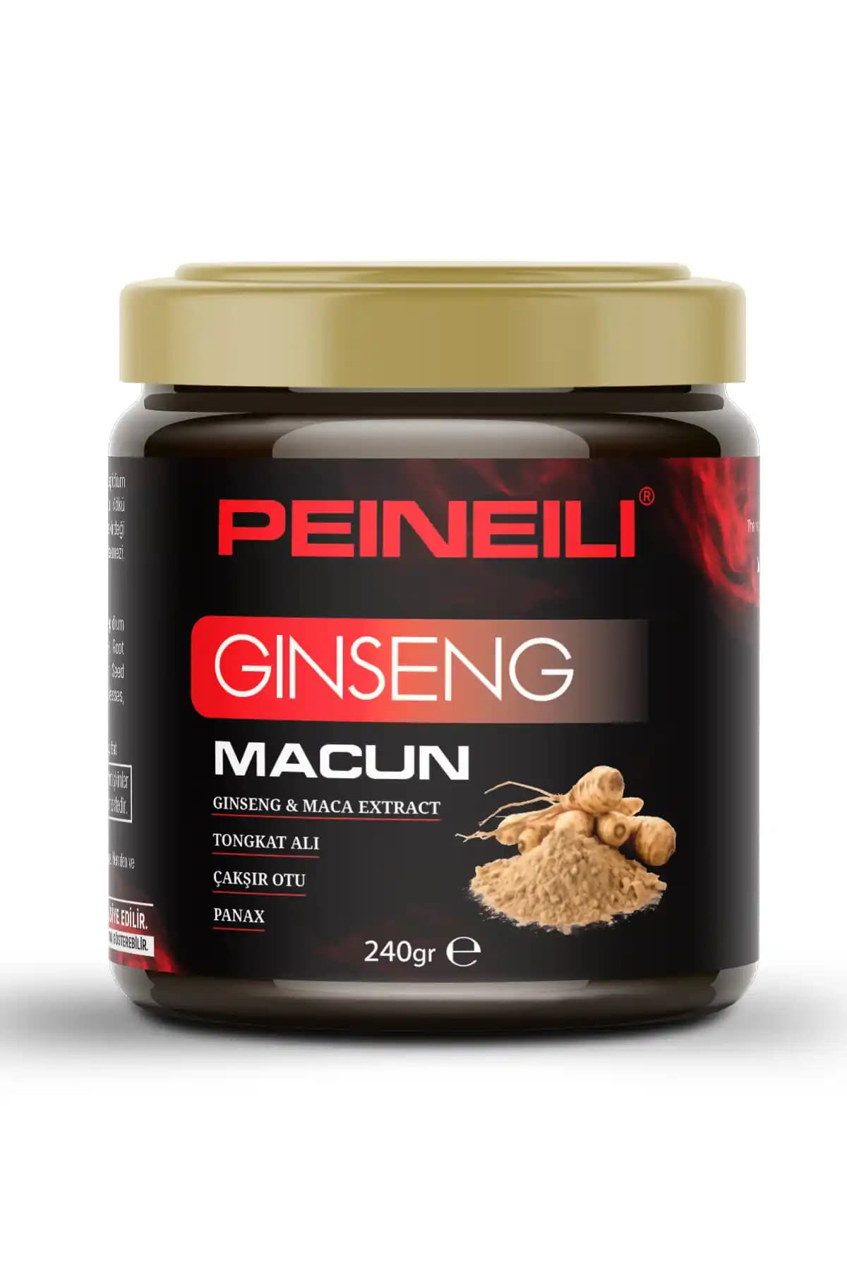 PEINEILI Bitkisel Güç Karışımı: Ginseng, Maca, Tongkat Ali ve Çakşır Otu ile Doğal Enerji Artışı
