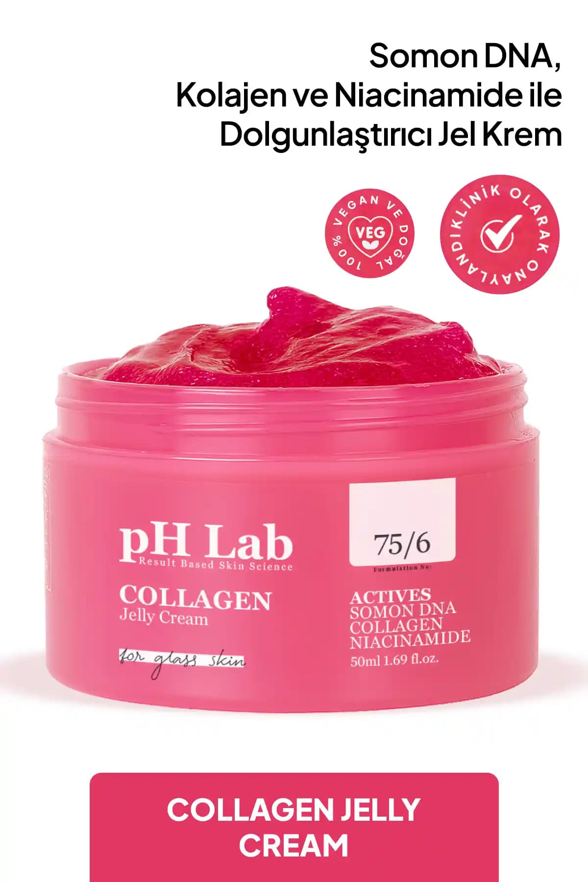 Ph Lab Collagen Jelly Cream: Doğa Dostu, Yaşlanma Karşıtı ve Yoğun Nemlendirme Sağlayan Cilt Bakım Kremi