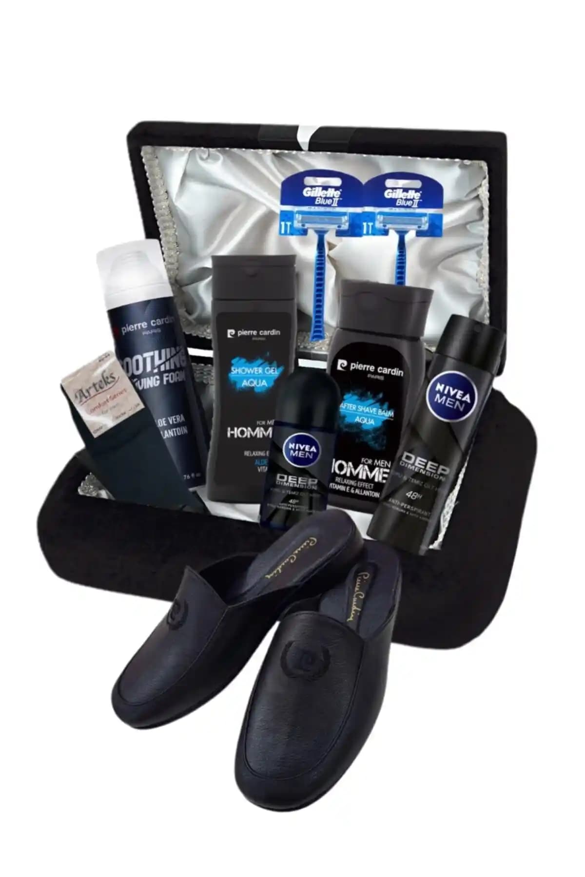Pierre Cardin Erkek Bakım Seti ve Çeyiz Terliği: Kalite ve Şıklığın Buluşması