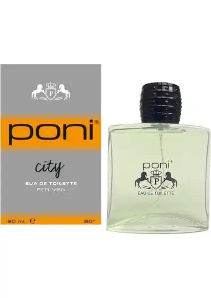 Poni City Erkek Parfüm 100 Ml: Modern ve Ferah Koku Deneyimi Sunan Şık Tasarım