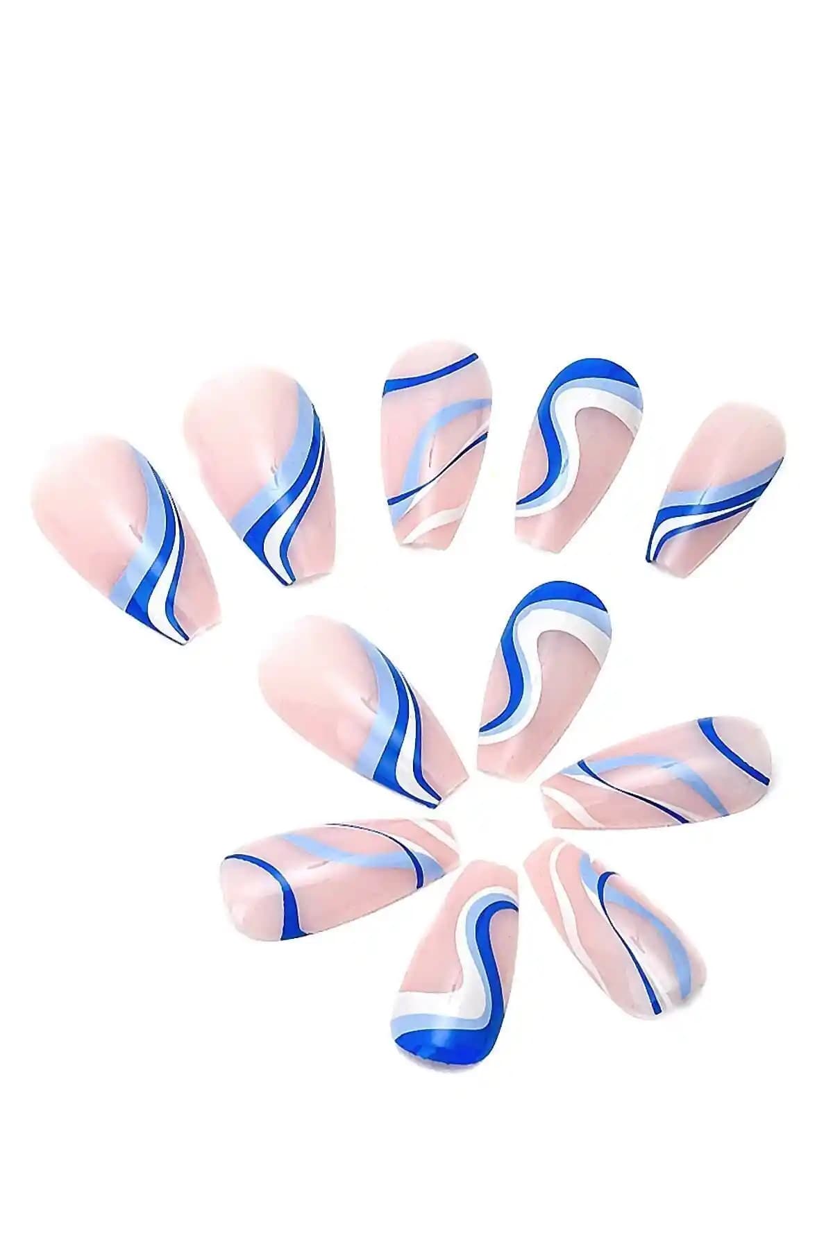 POP Beauty Takma Tırnak Seti ve Zararsız Yapıştırıcı ile Kolay ve Güvenli Uygulama