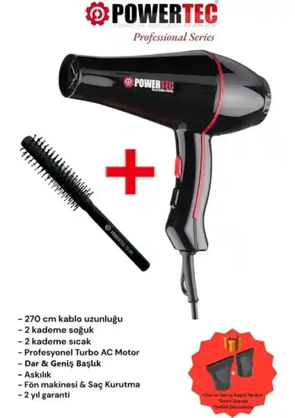 Powertec TR-601 ve Ventoso V5 Silex5000 Profesyonel Fön Makinesi Karşılaştırması