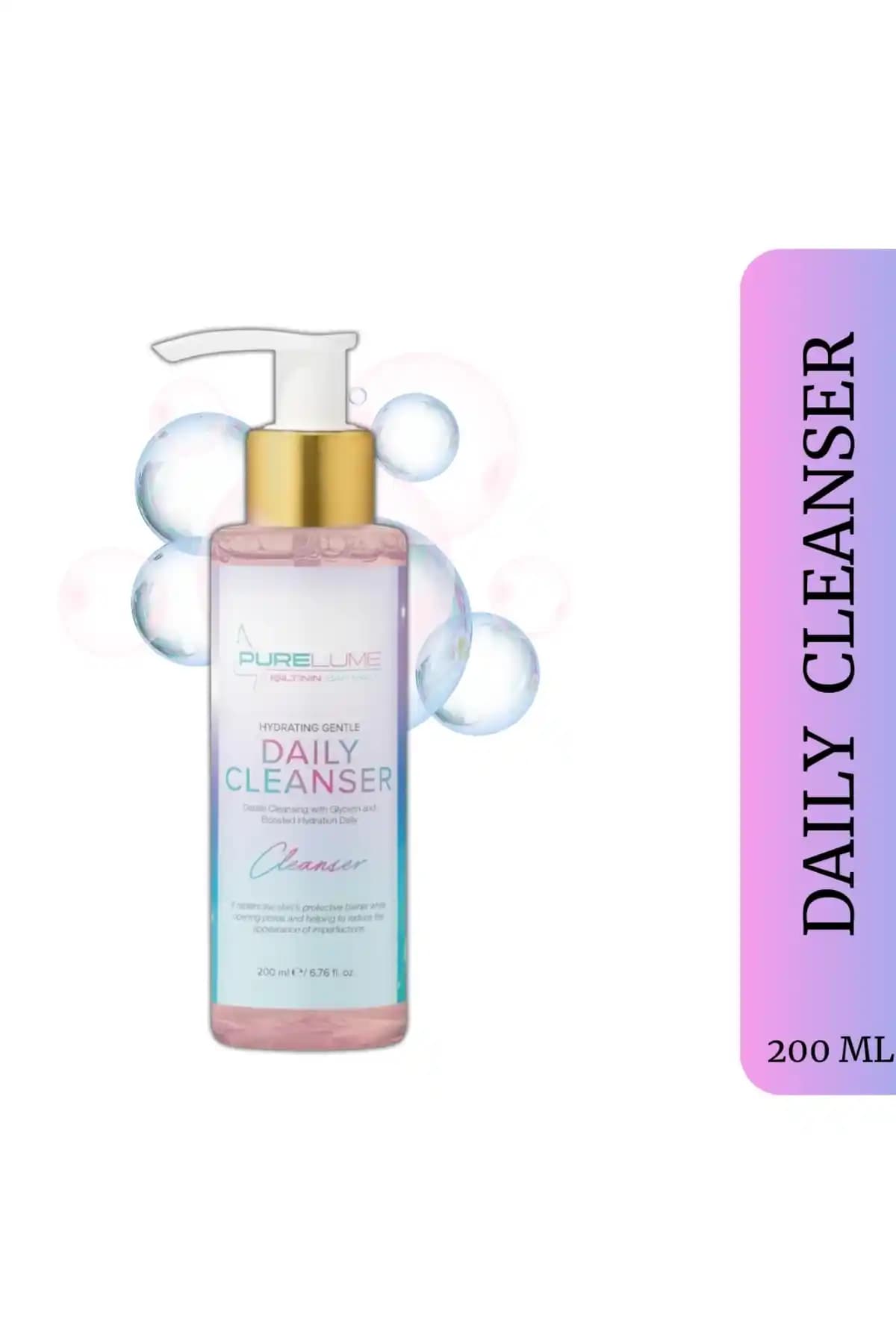 Pure Lume Sivilce ve Siyah Nokta Karşıtı Yüz Yıkama Jeli Cilt Temizliği ve Bakımı İçin Uygun