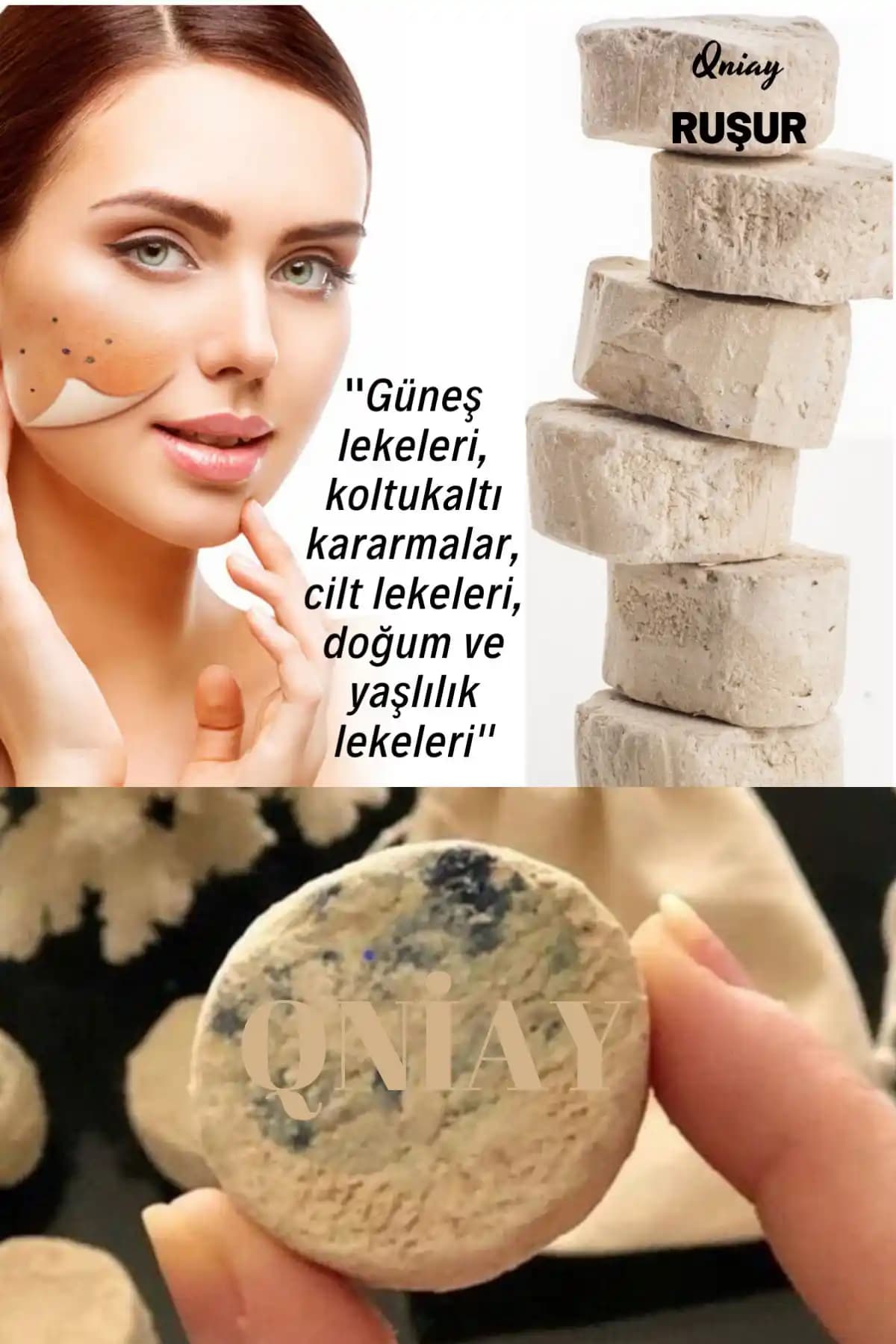 QNİAY Ruşur Üçlü Paket Doğal Güzellik ve Cilt Bakımında Yenilikçi Çözüm