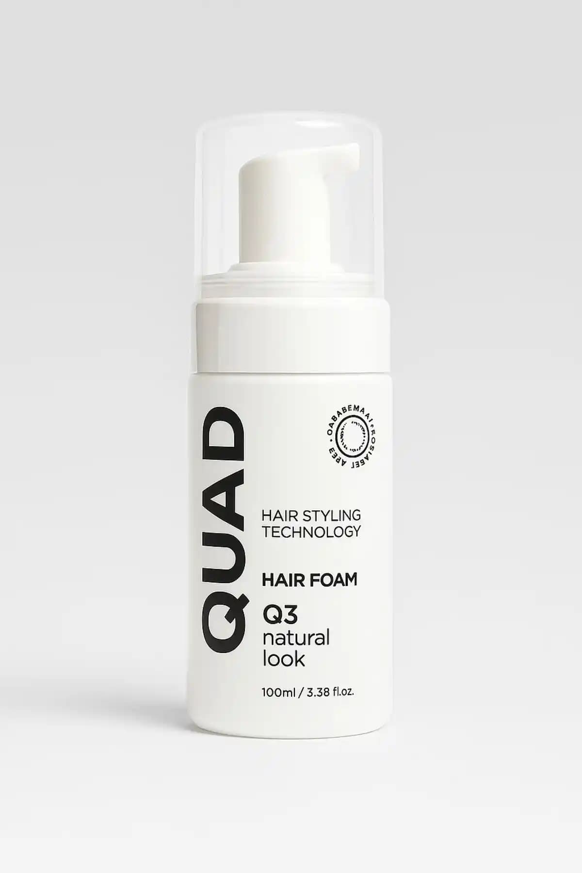 QUAD Q3 Bukle Belirginleştirici Foam Styler ile Doğal Hacim ve Parlaklık Sağlama