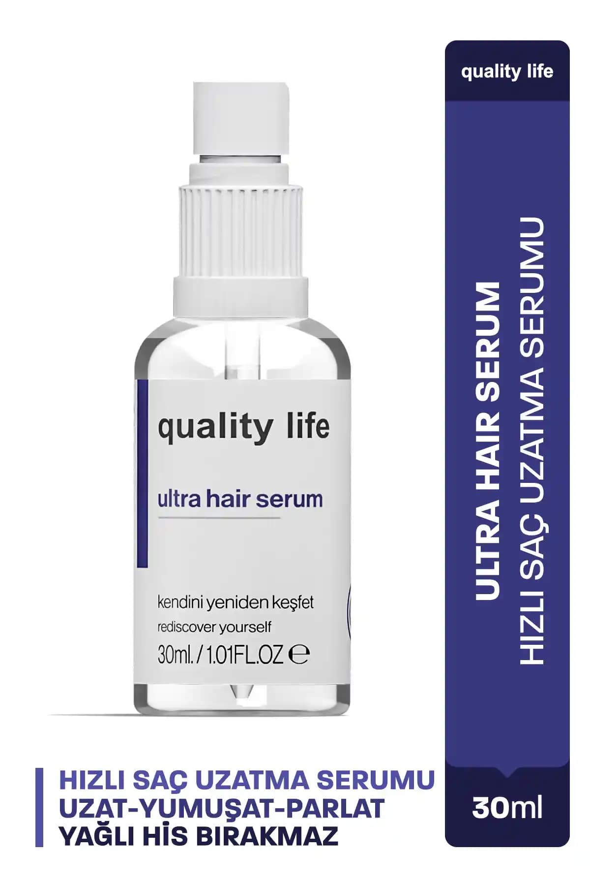 Quality Life QL Hızlı Saç Uzatma Serumu: Doğal ve Etkili Saç Uzama Çözümü