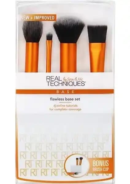Real Techniques Flawless Base Ten Makyajı Fırça Seti ile Kusursuz Cilt Uygulaması
