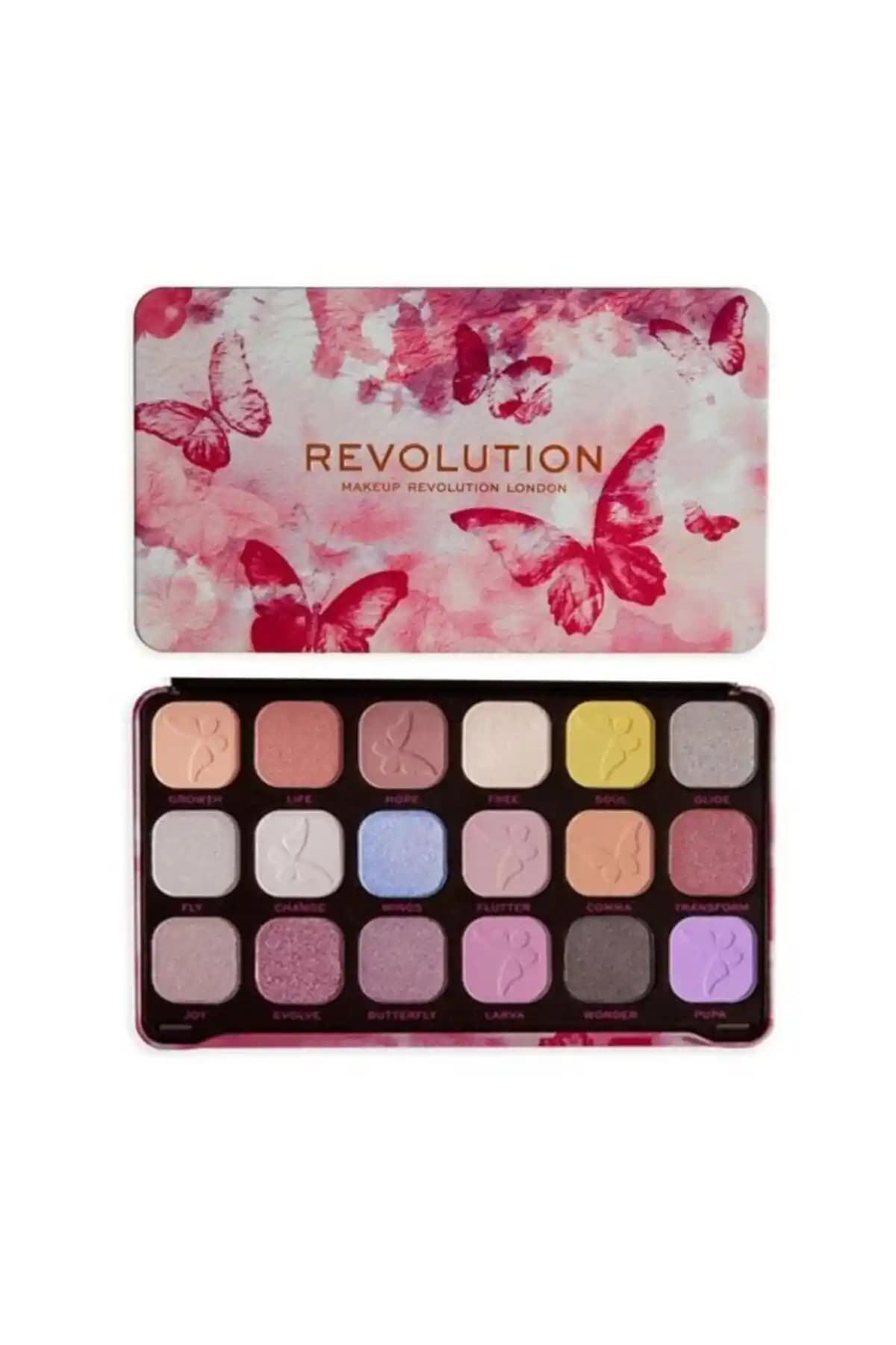 Revolution Forever Flawless Butterfly Paleti: Çok Yönlü ve Canlı Renklerle Makyaj Deneyimi