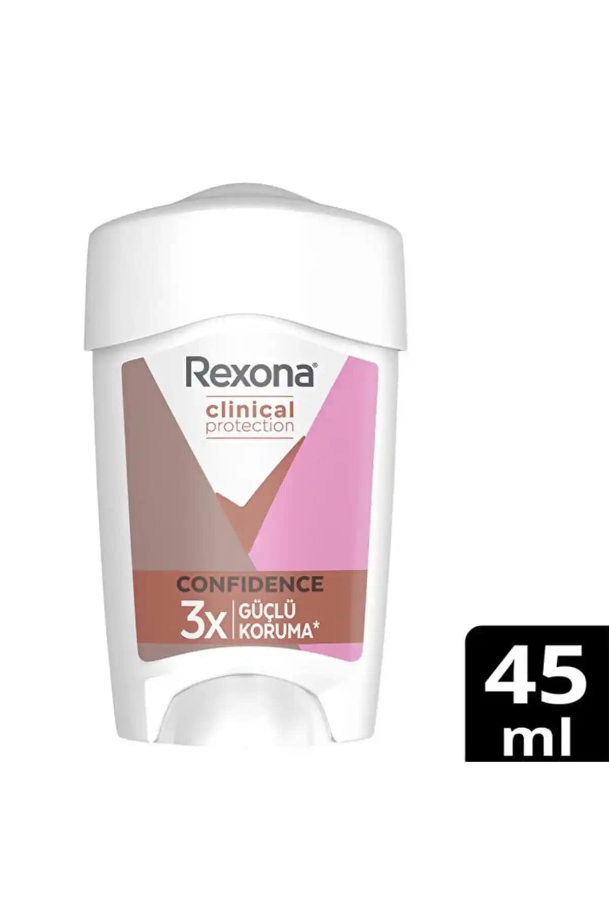 Rexona Klinik Koruma Confidence Kadın Stick Deodorantı Günlük Güvenlik ve Uzun Süreli Koruma Sağlar