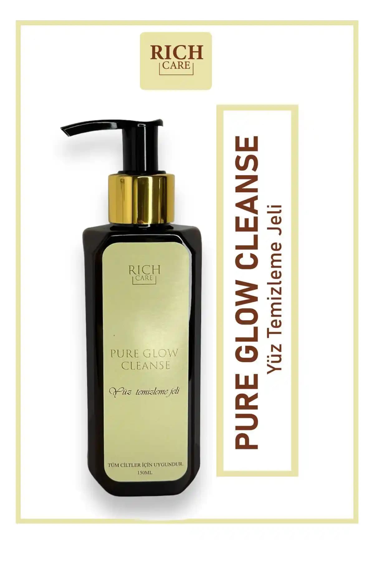 Rich Care Yüz Temizleme Jeli: Karma ve Yağlı Ciltler İçin Derinlemesine Temizlik ve Nem Desteği