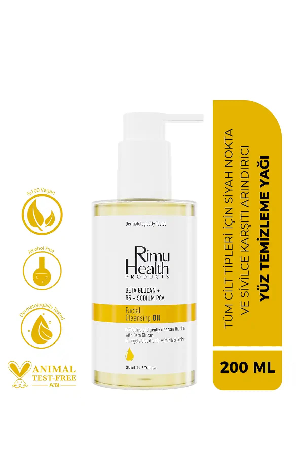 Rimu Health Siyah Nokta ve Sivilce Karşıtı Doğal Yüz Temizleme Yağı Ürün Özellikleri ve Kullanım Rehberi