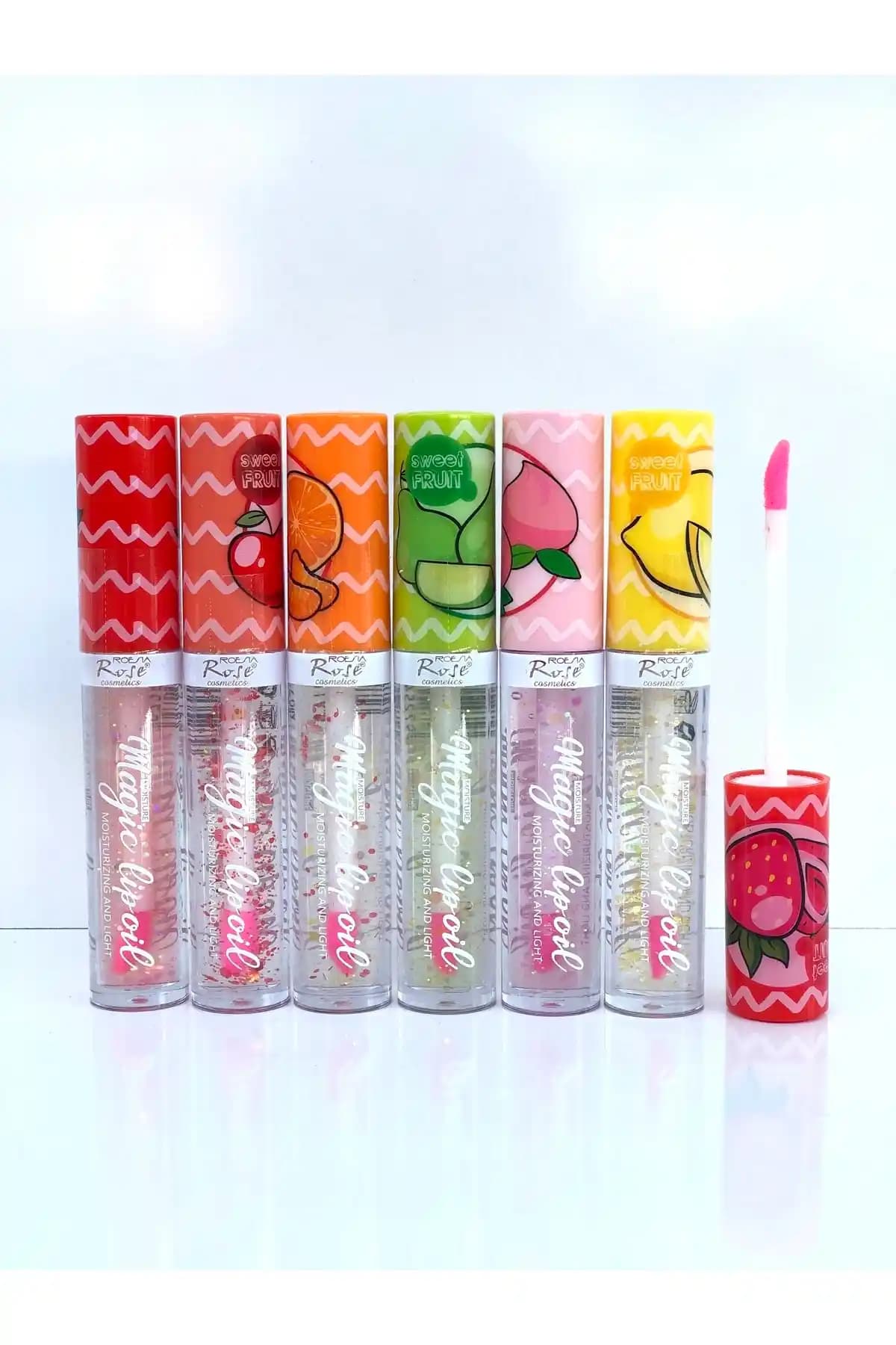 Roesıa Rose Cosmetics Meyveli Dudak Koruyucu ve Parlatıcı Seti Günlük Kullanım İçin Uygun