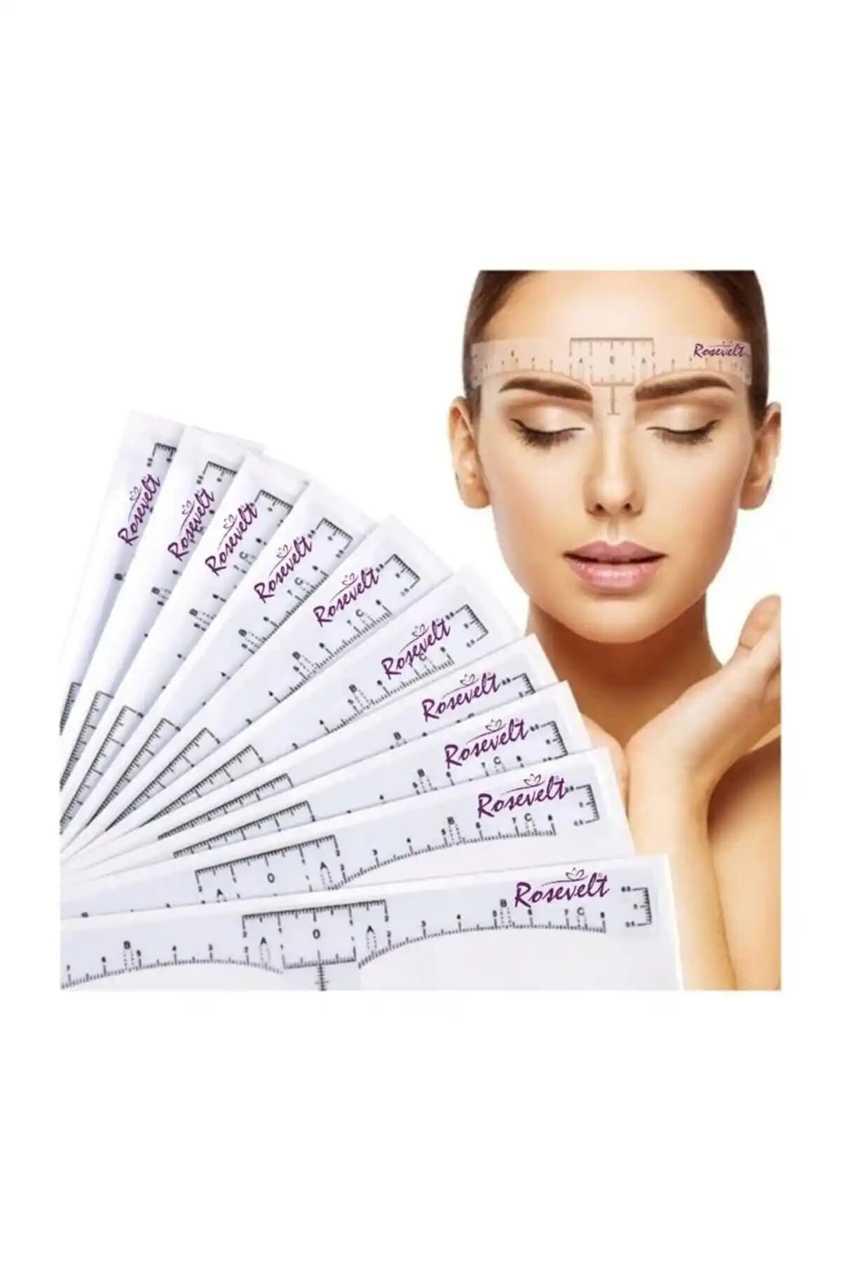 ROSEVELT Tek Kullanımlık Kaş Ölçüm Cetveli: Profesyonel ve Pratik Çözüm