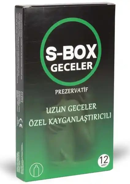 S-Box Geceler Prezervatif 12 Adet: Güvenli ve Konforlu Cinsel Sağlık Ürünü