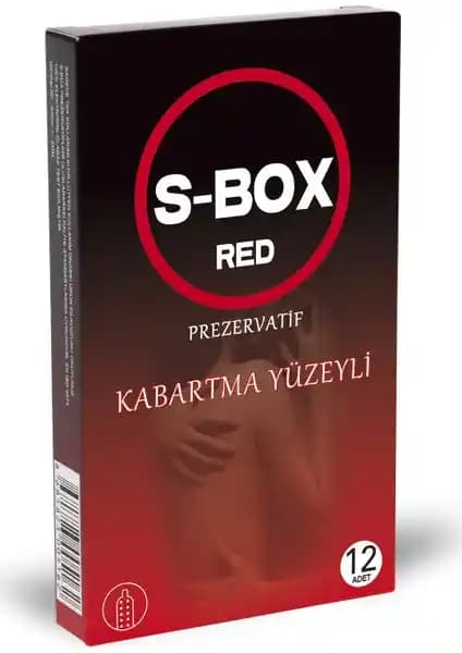 S-Box Red Prezervatif 12 Adet Güvenli ve Konforlu Kullanım İçin Uygun Seçenek
