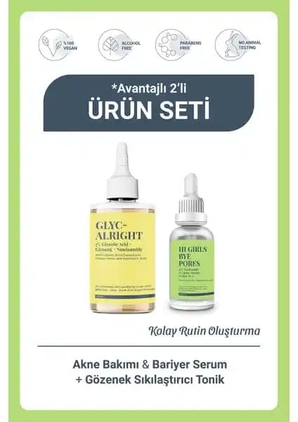 S'he Vec Cilt Bakım Seti: Akne ve Leke Karşıtı Doğal Çözüm İçin Uygun Ürünler
