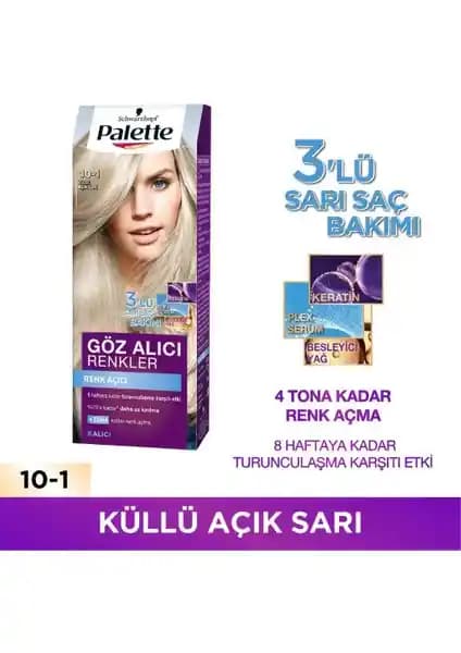 Schwarzkopf Palette 10-1 Küllü Açık Sarı Saç Boyası İncelemesi ve Kullanıcı Yorumları