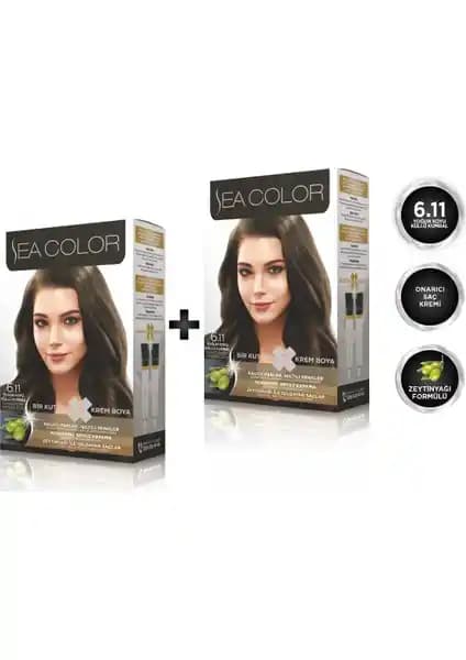 Sea Color 6.11 Yoğun Koyu Küllü Kumral Saç Boyası Seti Detaylı İnceleme ve Kullanıcı Yorumları