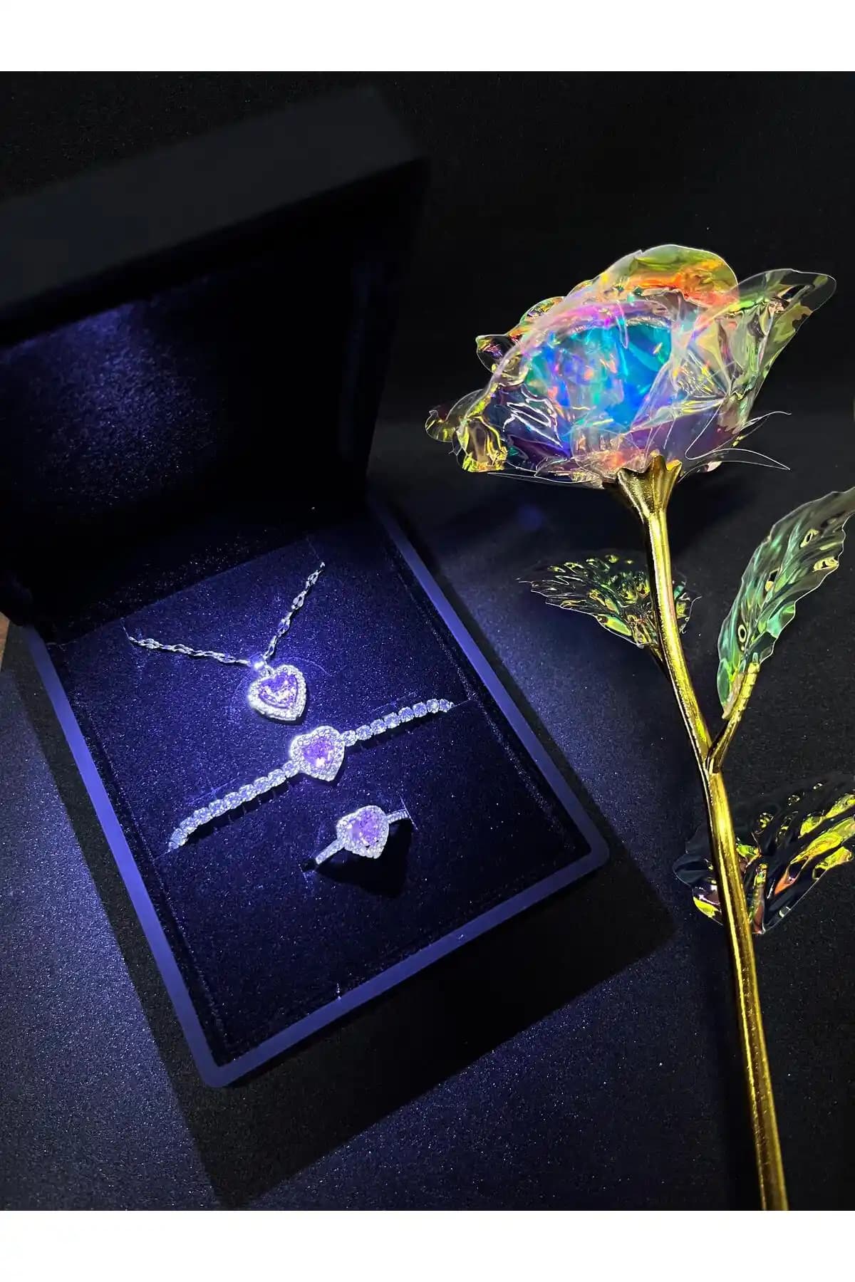 Seppetten Eve 3'lü Çelik Takı Seti Zarif ve Anlamlı Hediye Seçeneği