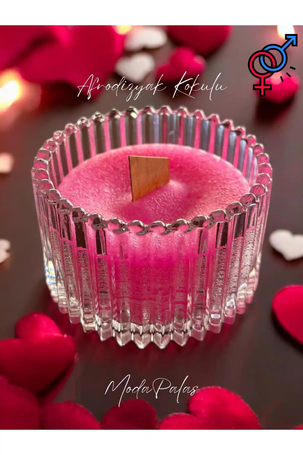 Shal&Shal 4 Al 3 Öde Afrodizyak Kokulu Mum: Romantizmi ve Duygusal Bağları Güçlendiren Tasarım