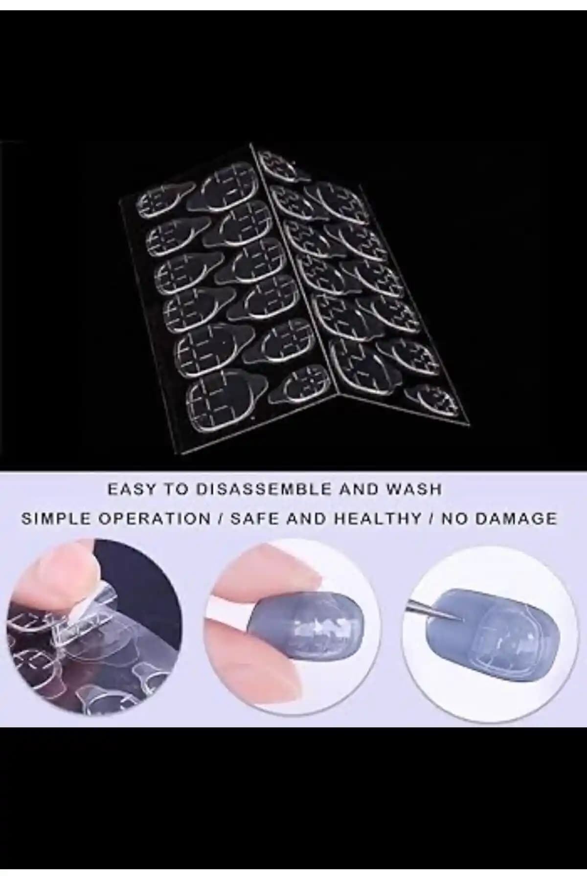 Sibelon 24'lü Zararsız Pro Çift Taraflı Protez Tırnak Yapıştırma Bandı Ürün Özellikleri ve Kullanım Avantajları