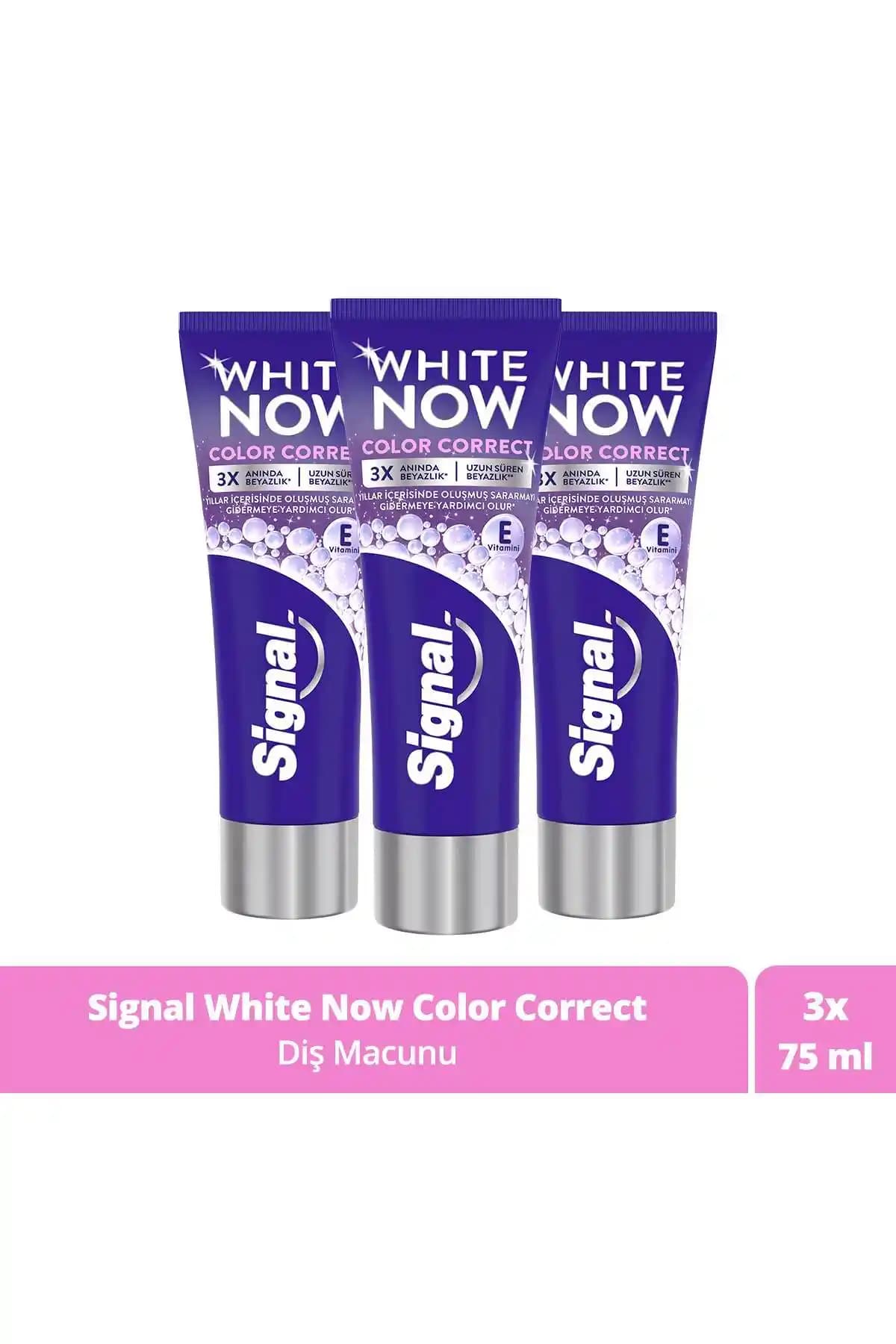 Signal White Now Color Correct Diş Macunu ile Uzun Süreli Beyazlık ve Temizlik Sağlama