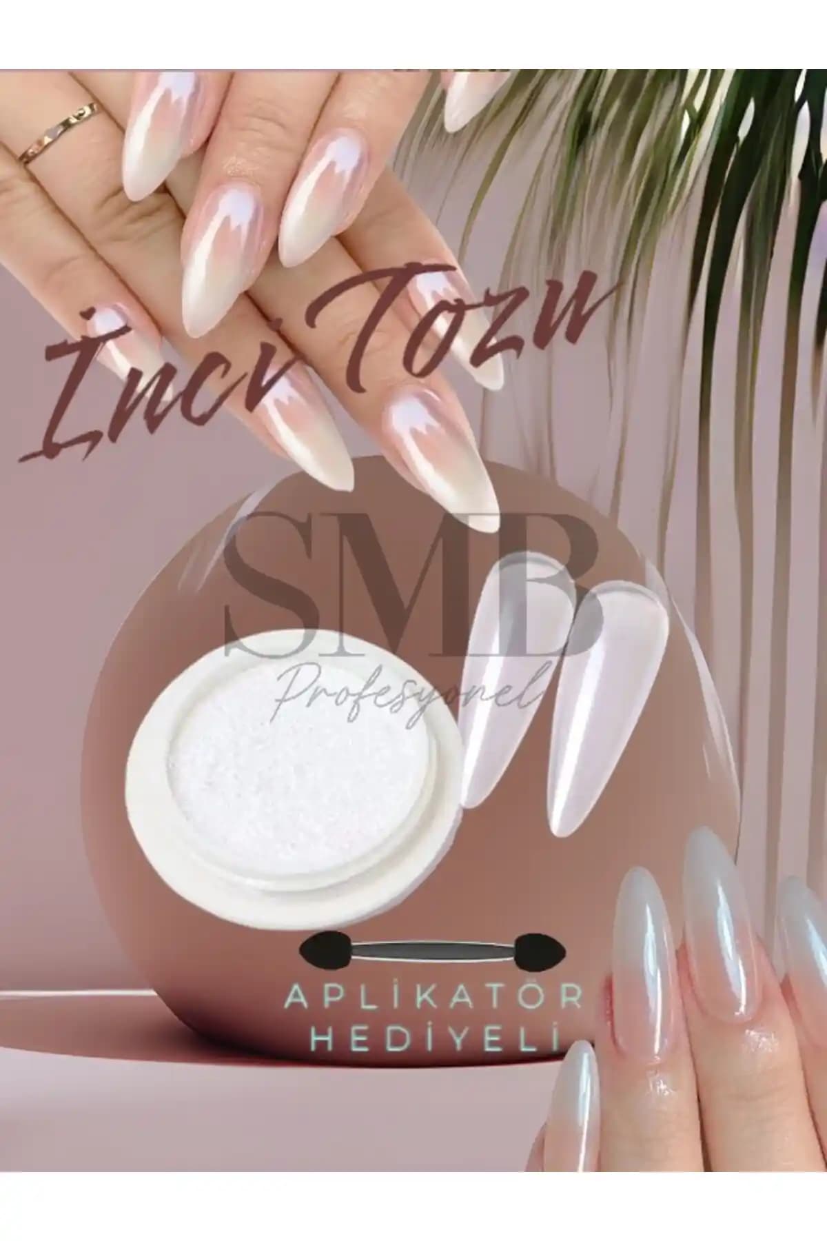 SMB Profesyonel İnci Tozu Nail Art Kalıcı Oje Beyaz ve Simli Özellikleriyle Öne Çıkıyor