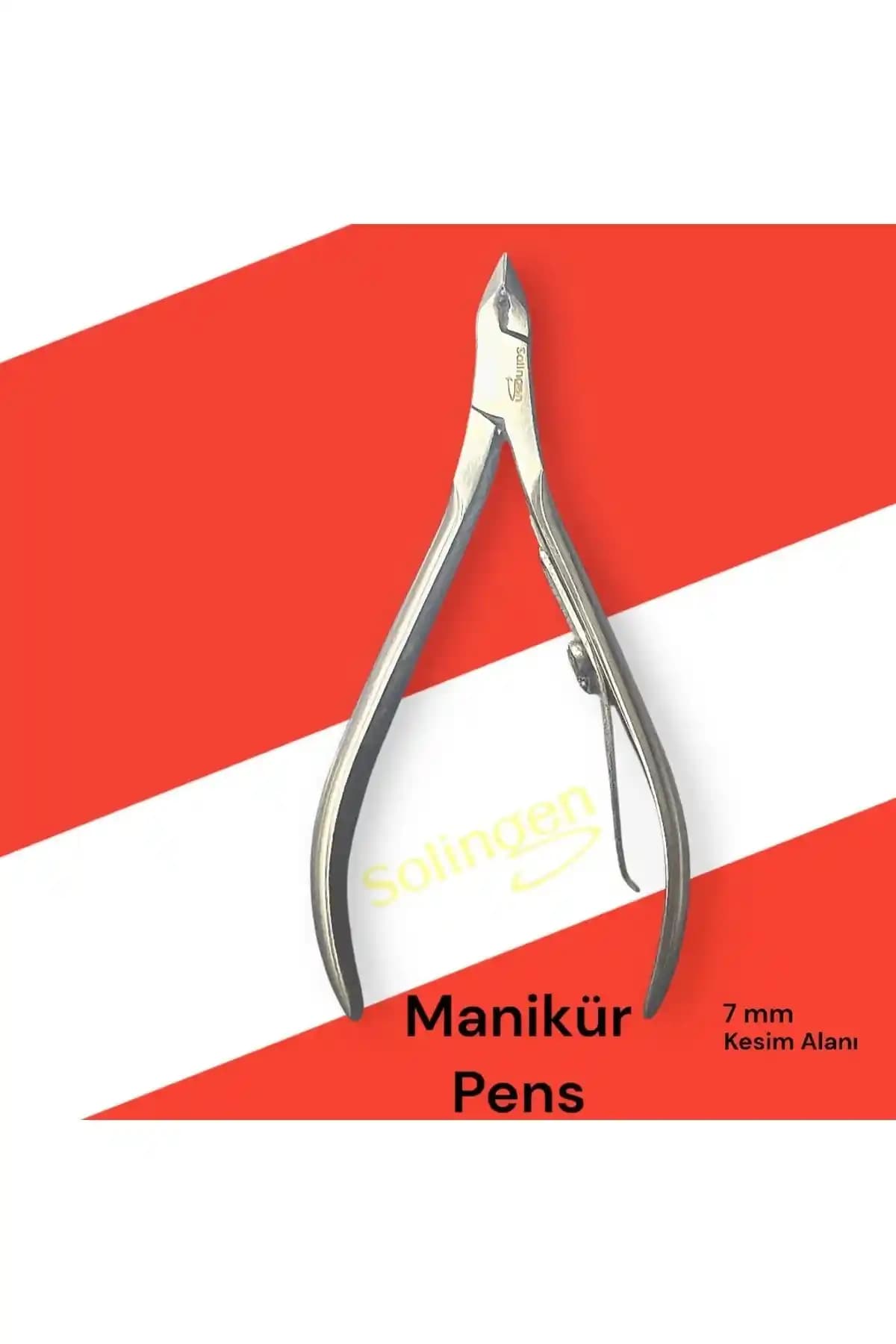 Solingen Et Manikür Pensi 7mm - Yüksek Kaliteli ve Ergonomik Tırnak Bakım Aracı