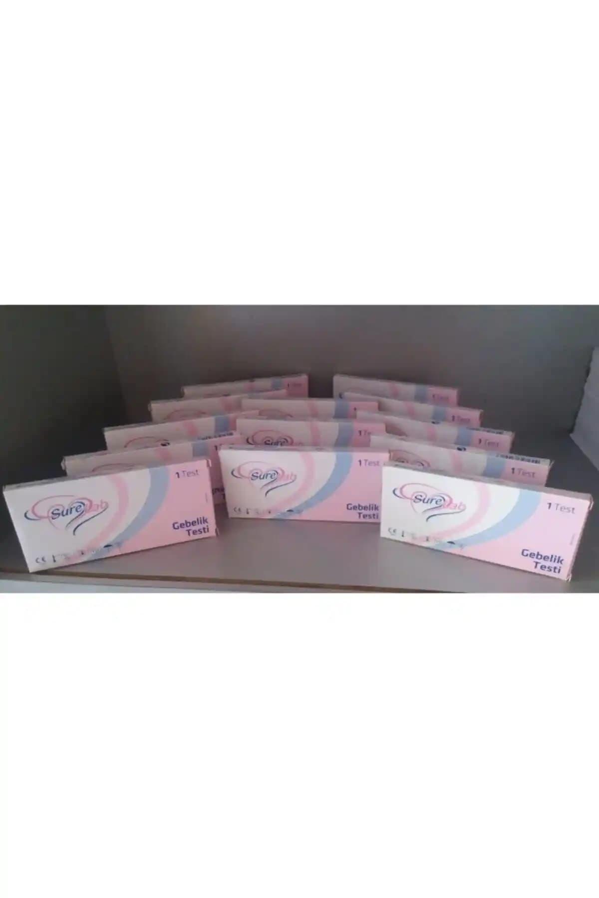 SURELAB Kaset Gebelik Testi 10 Adet Güvenilir ve Kolay Kullanım Sağlayan Test Çözümü