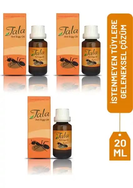 Tala Karınca Yumurtası Yağı 3'lü: Doğal ve Güvenilir Tüy Azaltma Çözümü