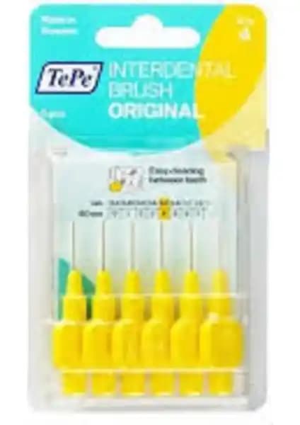 Tepe Arayüz Fırçası Seti 6'lı Orta Sertlikte Diş Arası Temizliği İçin Güvenilir Ürün