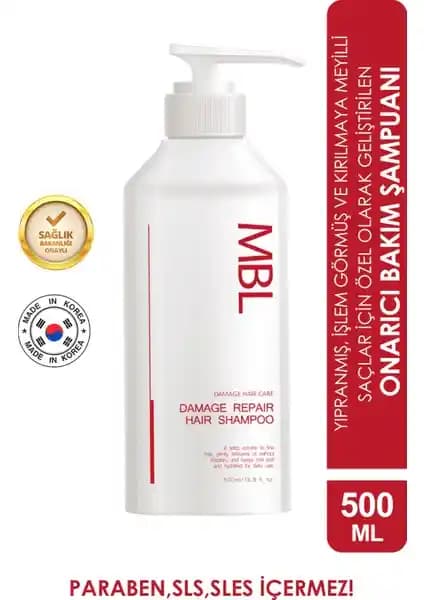 Teresia Mbl Damage Repair Şampuanı Yıpranmış ve İşlem Görmüş Saçlar İçin Güçlendirici Bakım Ürünü