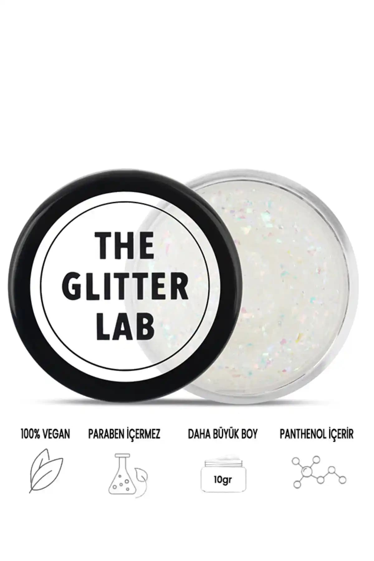 The Glitter Lab Jel Formlu Parlak Glitter Paradise Renkli Makyaj ve Vücut Süsleme İçin
