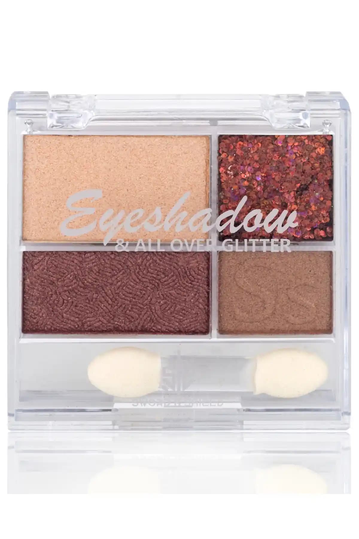 Tikatti S&S 4 Renkli Glitter Göz Farı 03: Canlı ve Metalik Görünümler İçin Mükemmel Seçenek