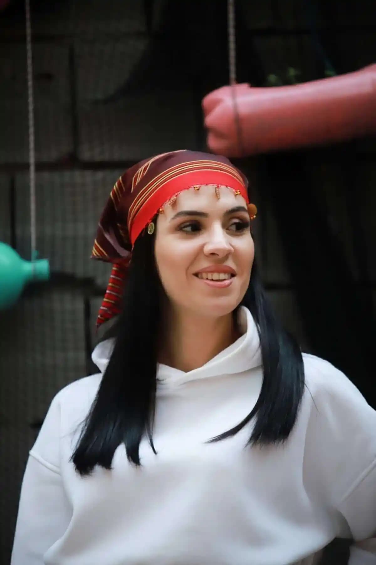 Trabzon Yöresel Pamuklu Saç Bandı Bandana Bone Çok Yönlü Kullanım ve Şık Tasarım