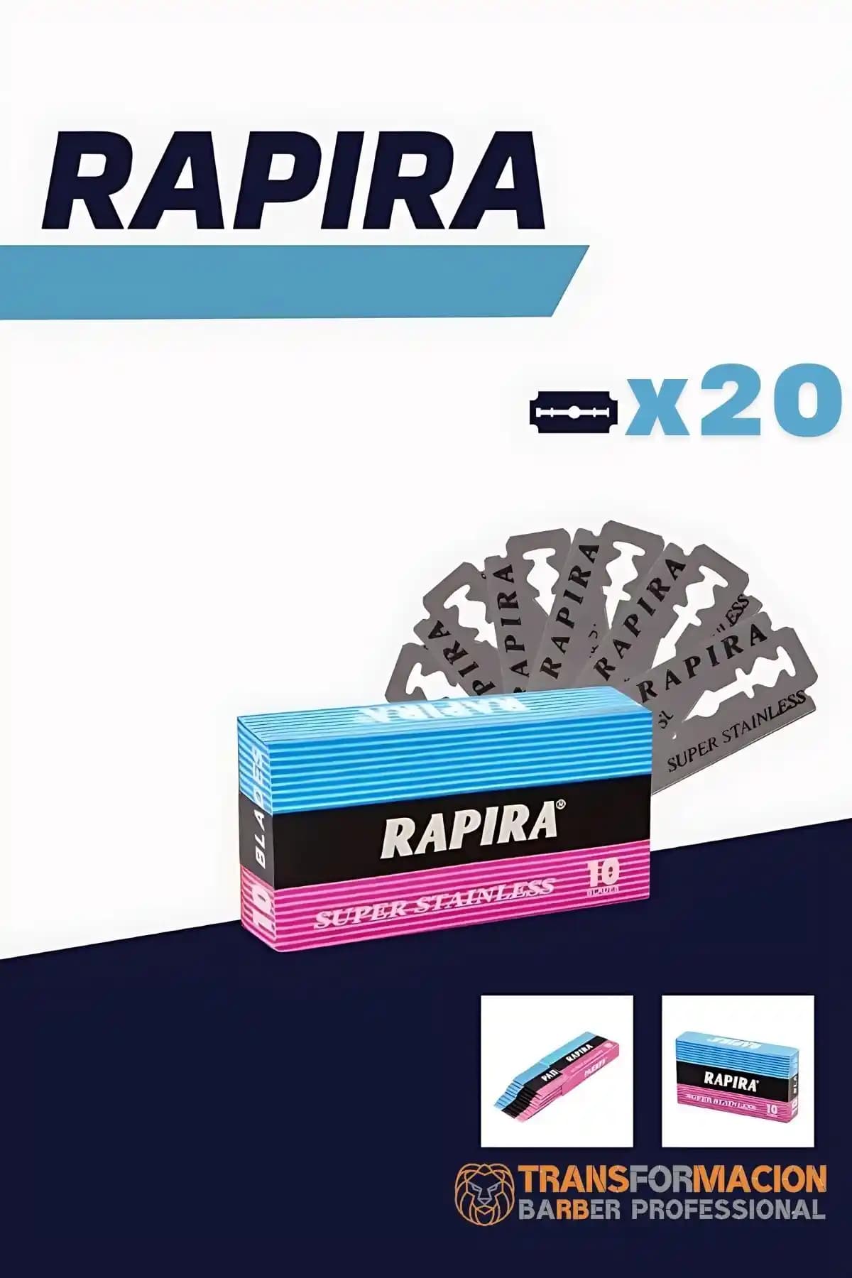 Transformacion Rapira 20 Adet Çelik Tıraş Jileti: Dayanıklı ve Ekonomik Tıraş Çözümü