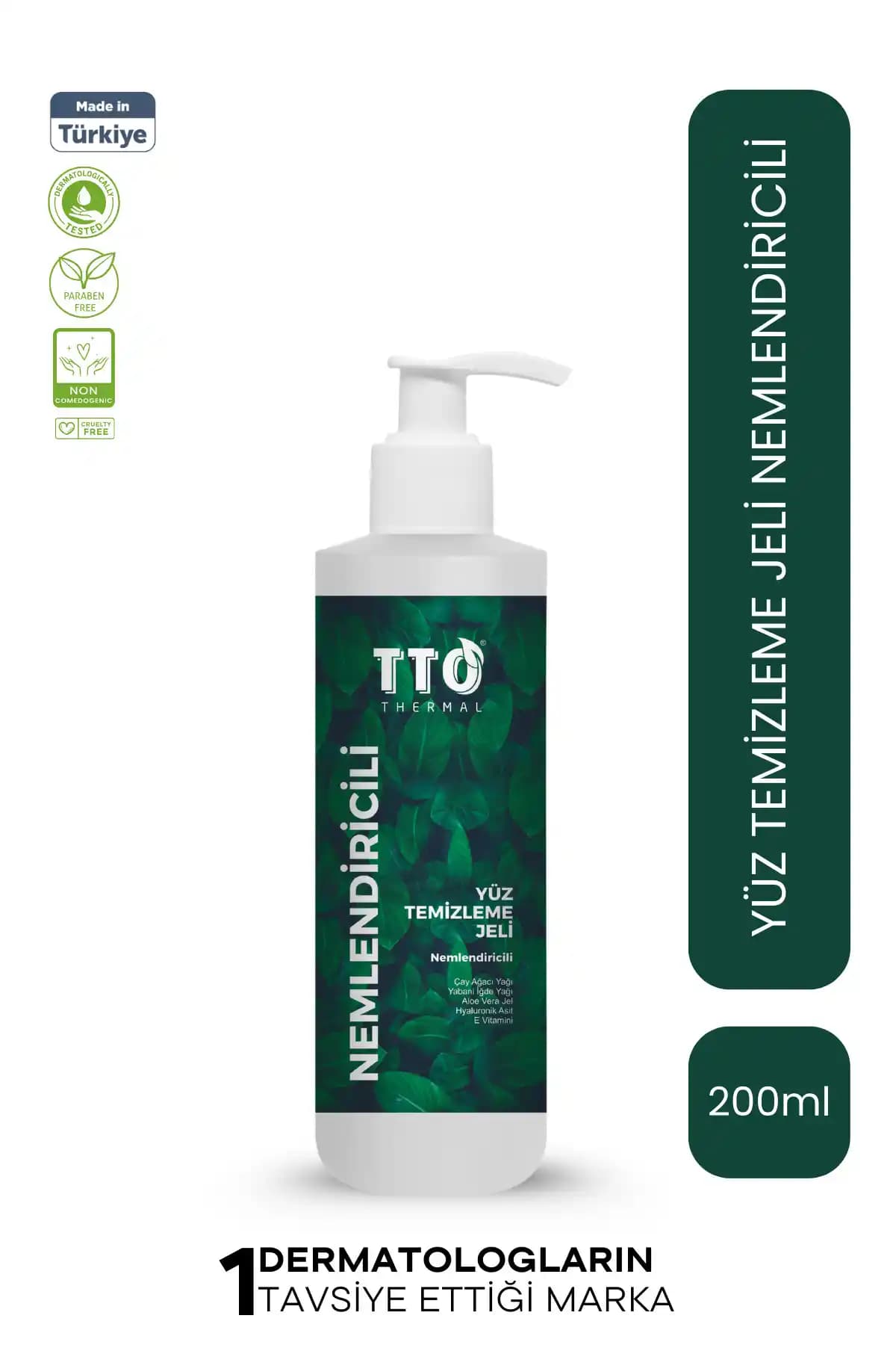 Tto Thermal Nemlendiricili Yüz Temizleme Jeli: Hassas ve Kuru Ciltler İçin Doğal Temizlik ve Nem Sağlar