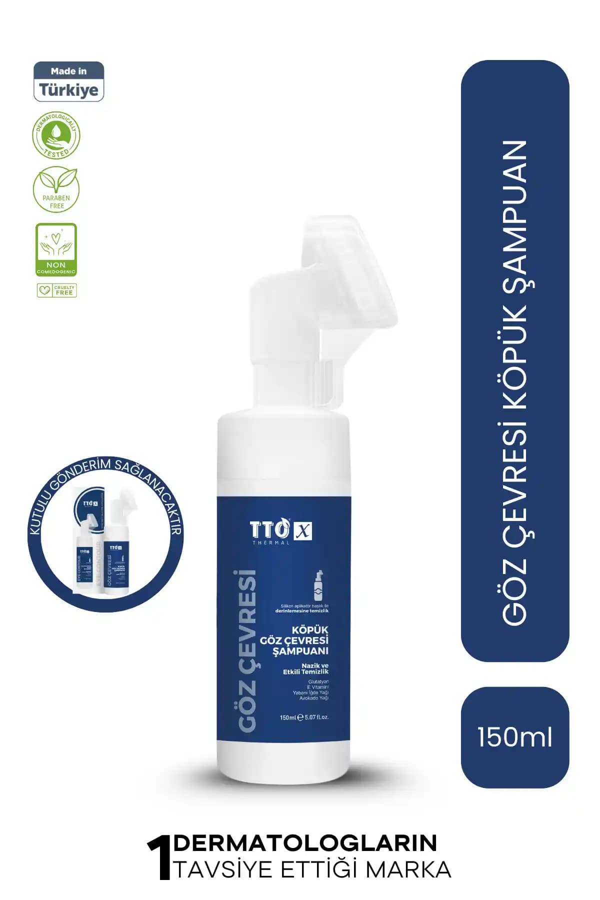 Tto X Çay Ağacı İçeren Aplikatörlü Göz Çevresi Temizleme Köpüğü Ürün Özellikleri ve Kullanımı