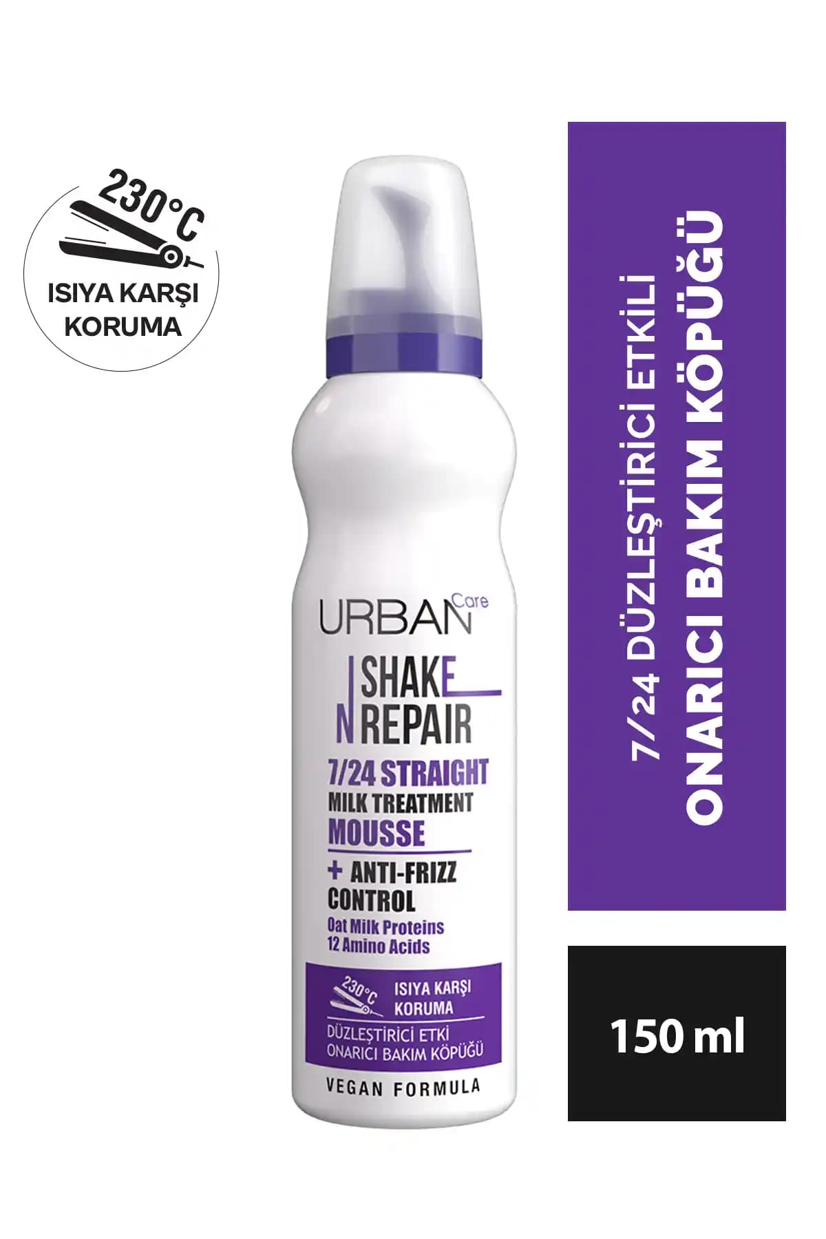 Urban Care Shake N Repair 7/24 Düzleştirici Etkili Vegan Saç Bakım Köpüğü İncelemesi