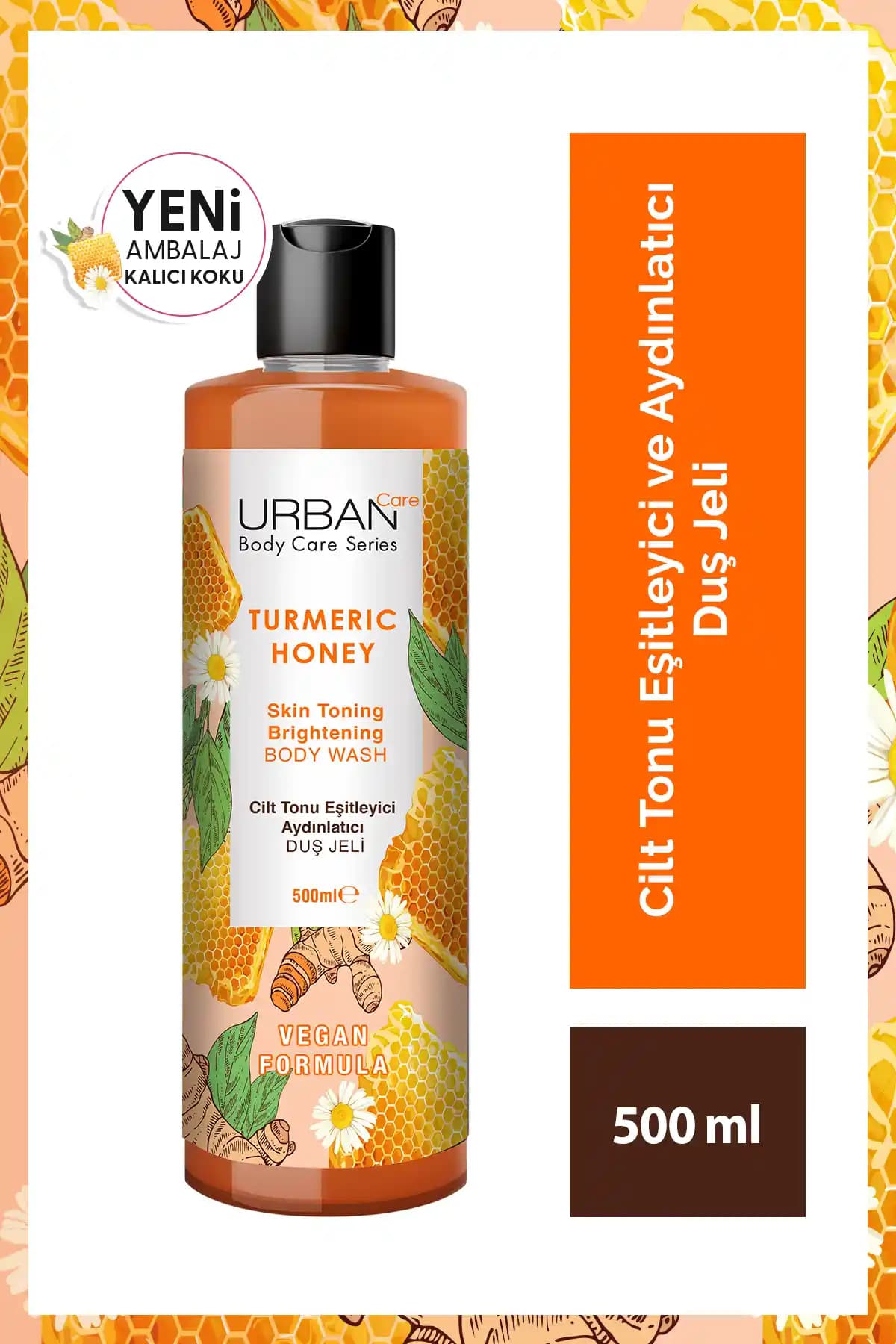 Urban Care Turmeric Honey Duş Jeli ile Doğal ve Etkili Cilt Bakımı Sağlayın