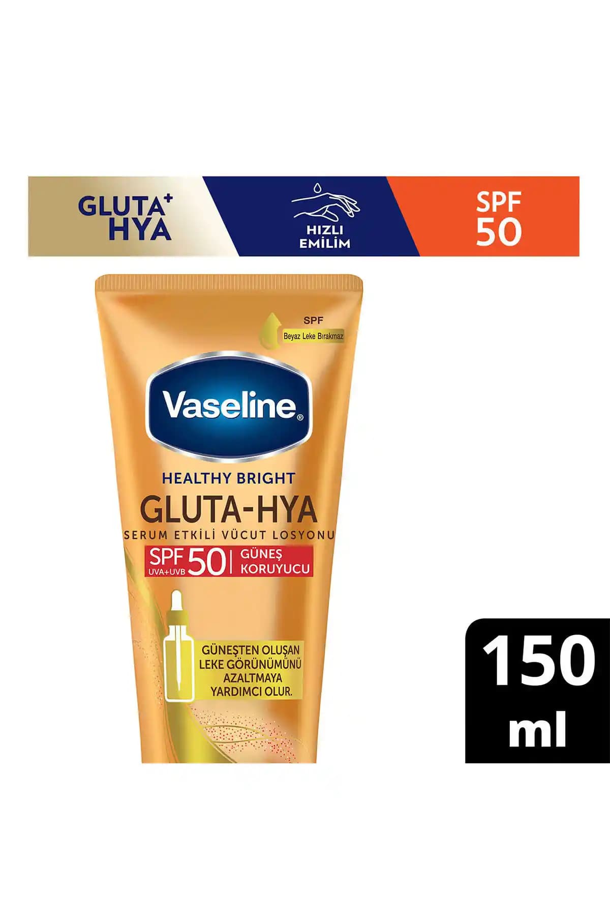 Vaseline Gluta-hya Serum Etkili Vücut Losyonu: Nemlendirme ve Güneş Koruma Özellikleriyle Günlük Bakım