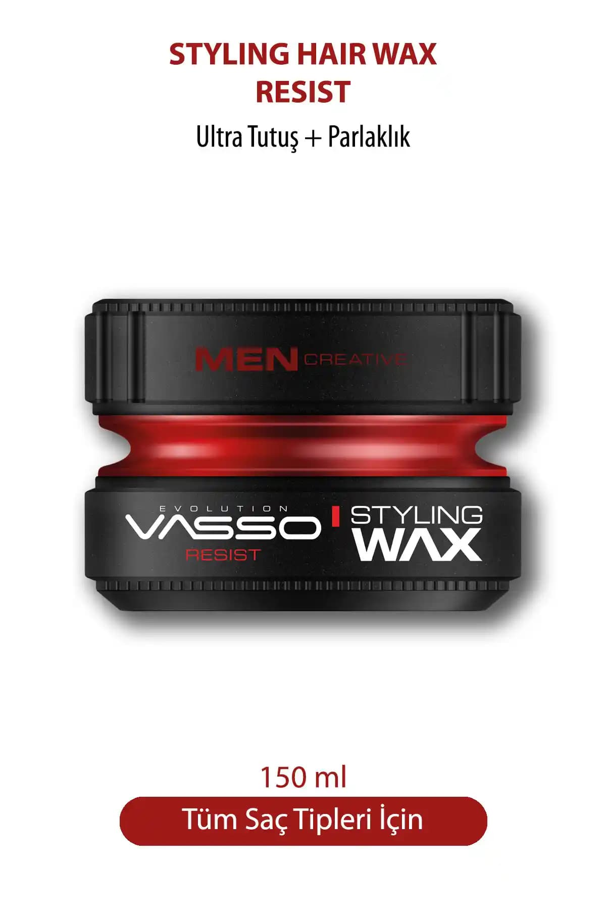Vasso Men Kısa Saçlar İçin 24 Saat Kalıcı ve Parlaklık Veren Wax Ürünü İncelemesi