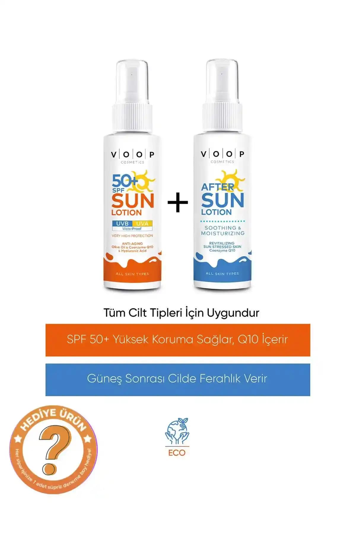 VOOP Güneş Koruyucu ve Güneş Sonrası Krem Seti Yüksek Koruma ve Bakım Özellikleri
