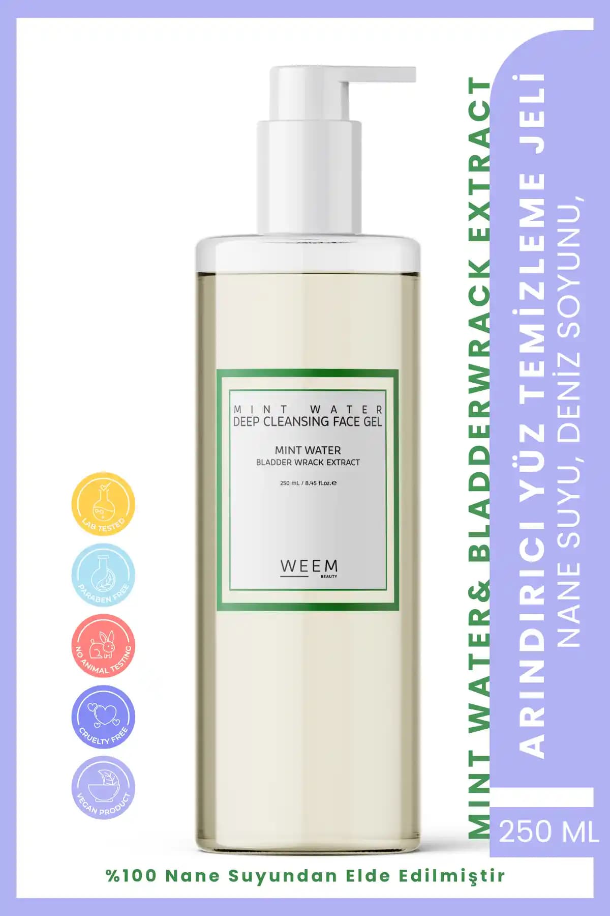 Weem %100 Nane Suyu Siyah Nokta ve Akne Karşıtı Yüz Temizleme Jeli Ürün İncelemesi ve Faydaları