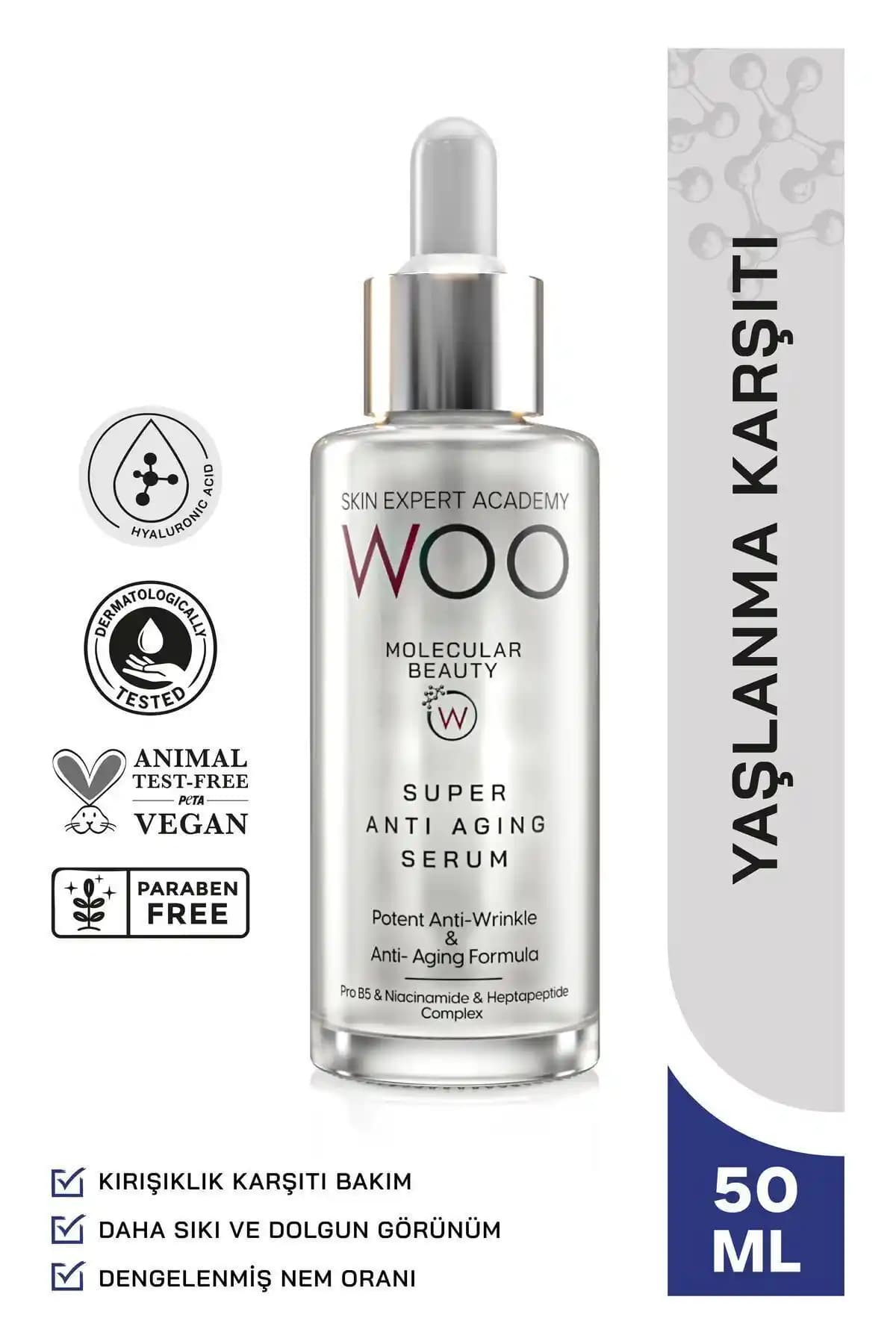 WOO Skin Expert Academy Super Anti Aging Serumu: Yaşlanma Karşıtı Güçlü Cilt Bakımı Çözümü