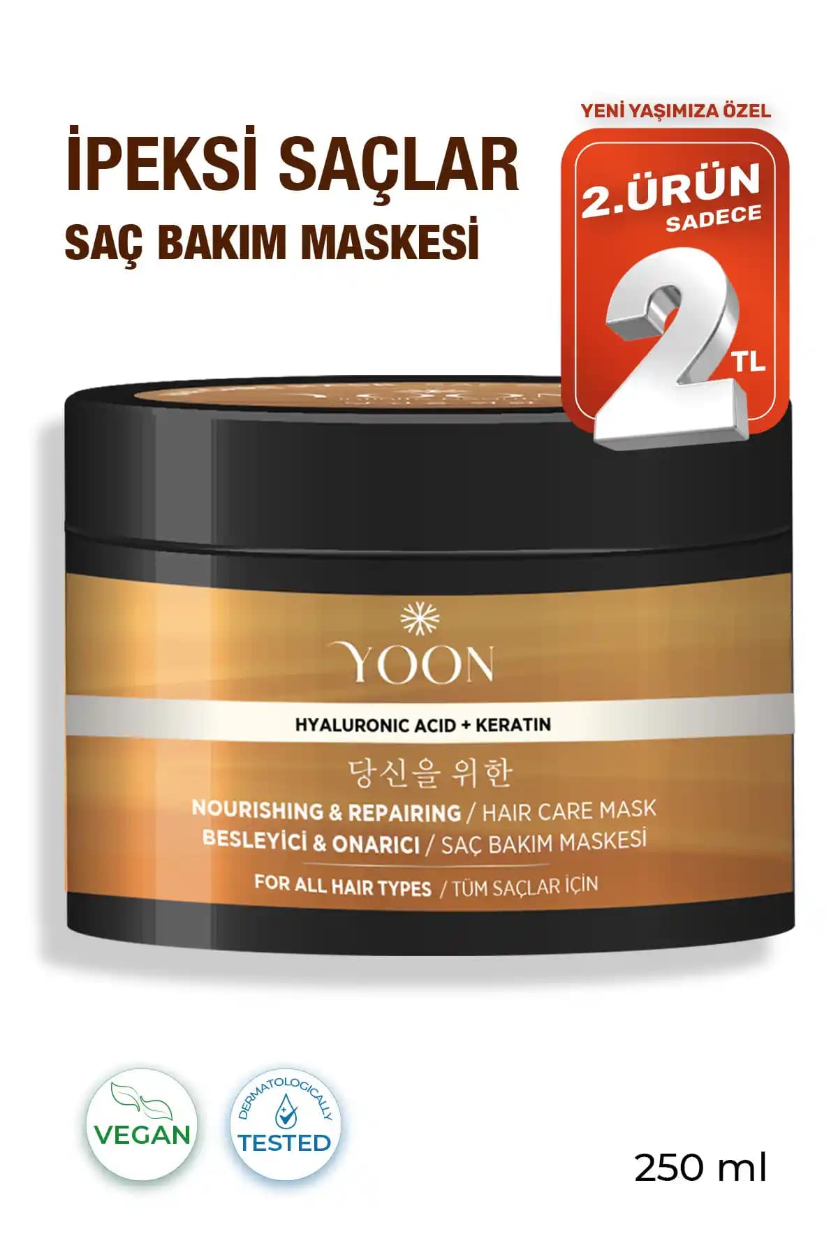 YOON Saç Bakım Maskesi: Saçlarınız İçin Güçlendirici ve Nemlendirici Çözüm