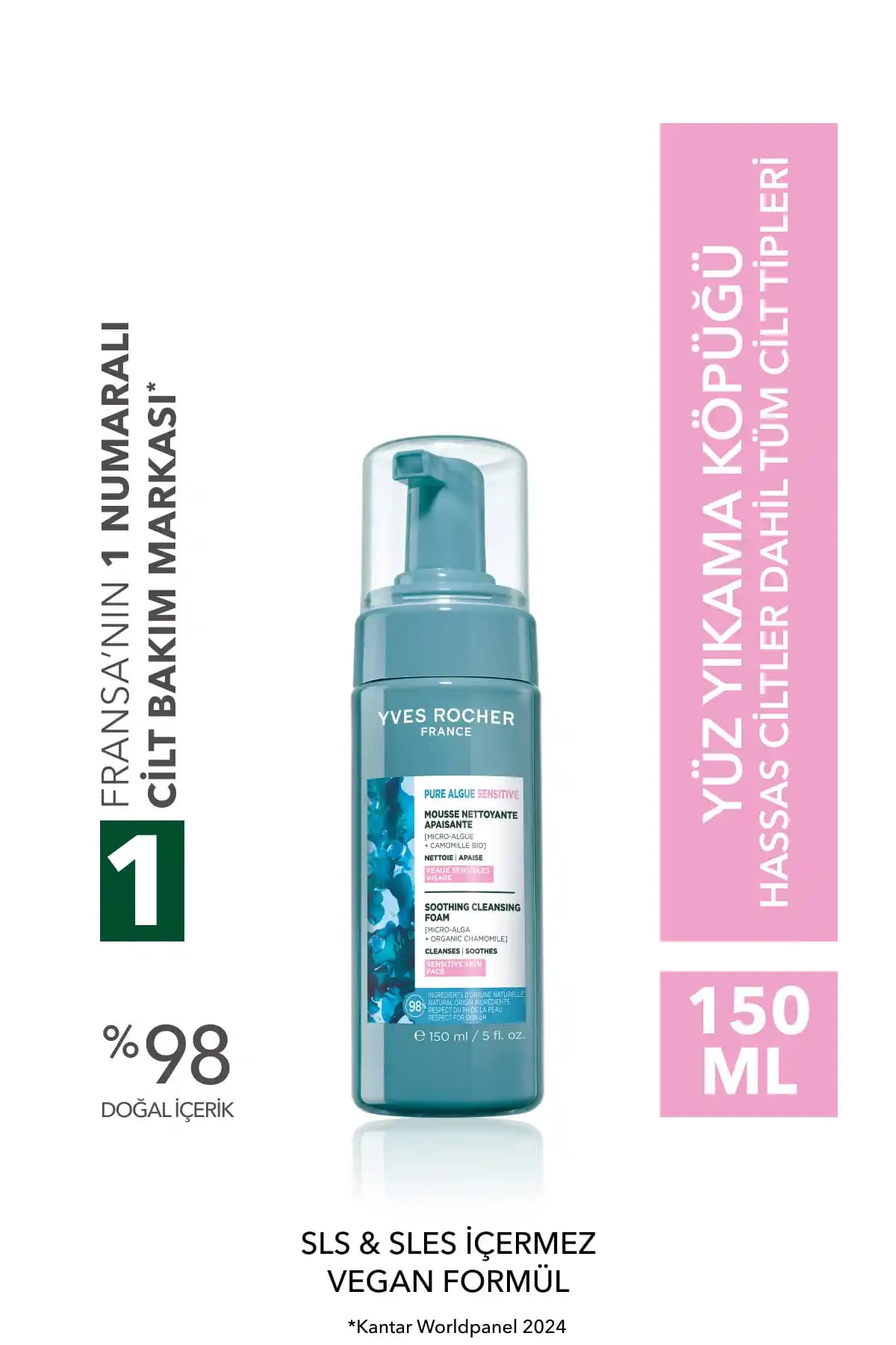 Yves Rocher Hassas Ciltler İçin Doğal Yüz Yıkama Köpüğü Ürün Tanıtımı ve Kullanım Rehberi