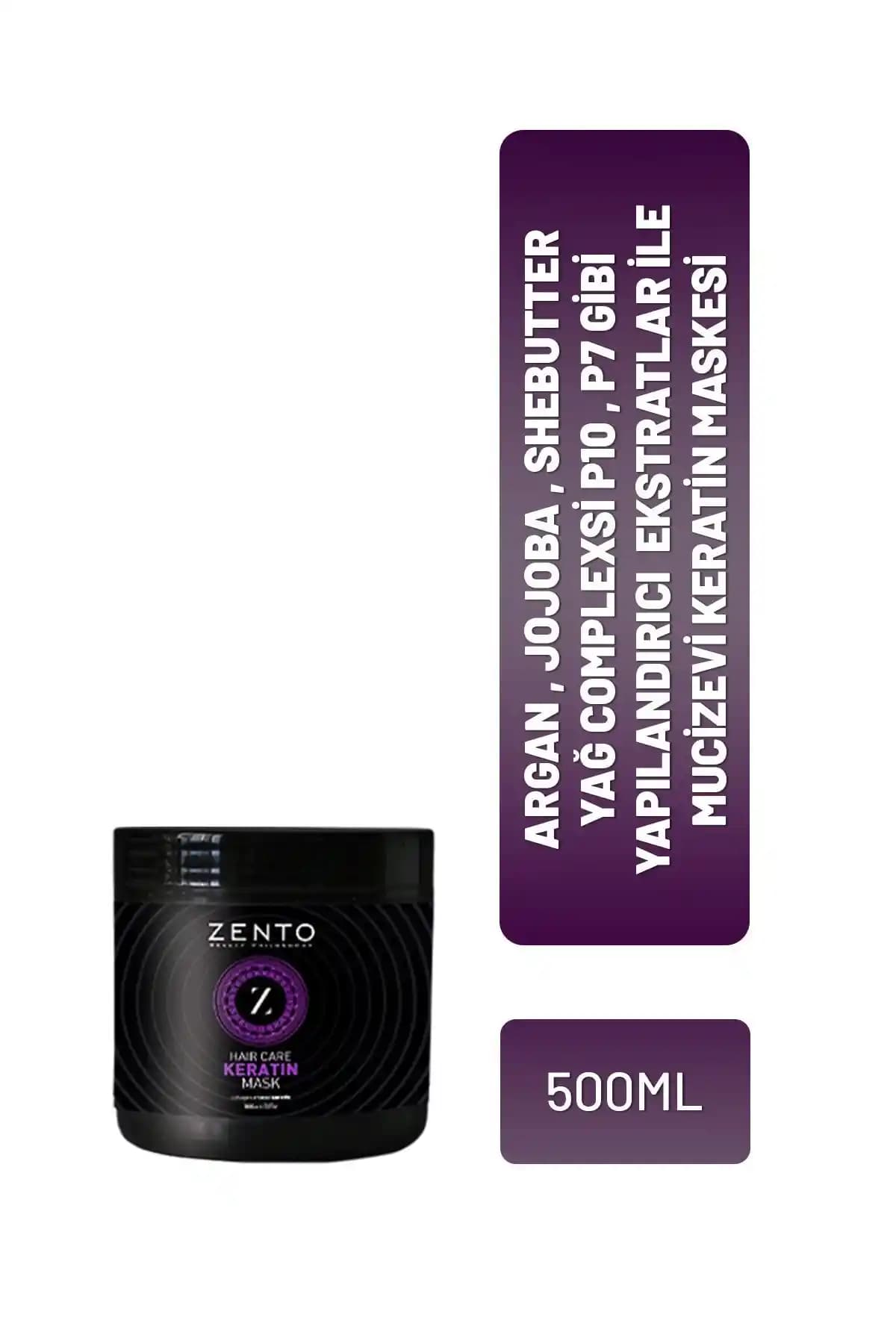 ZENTO Hair Care Keratin Maskesi: Saçlarınız İçin Güçlendirici ve Parlaklık Artırıcı Bakım