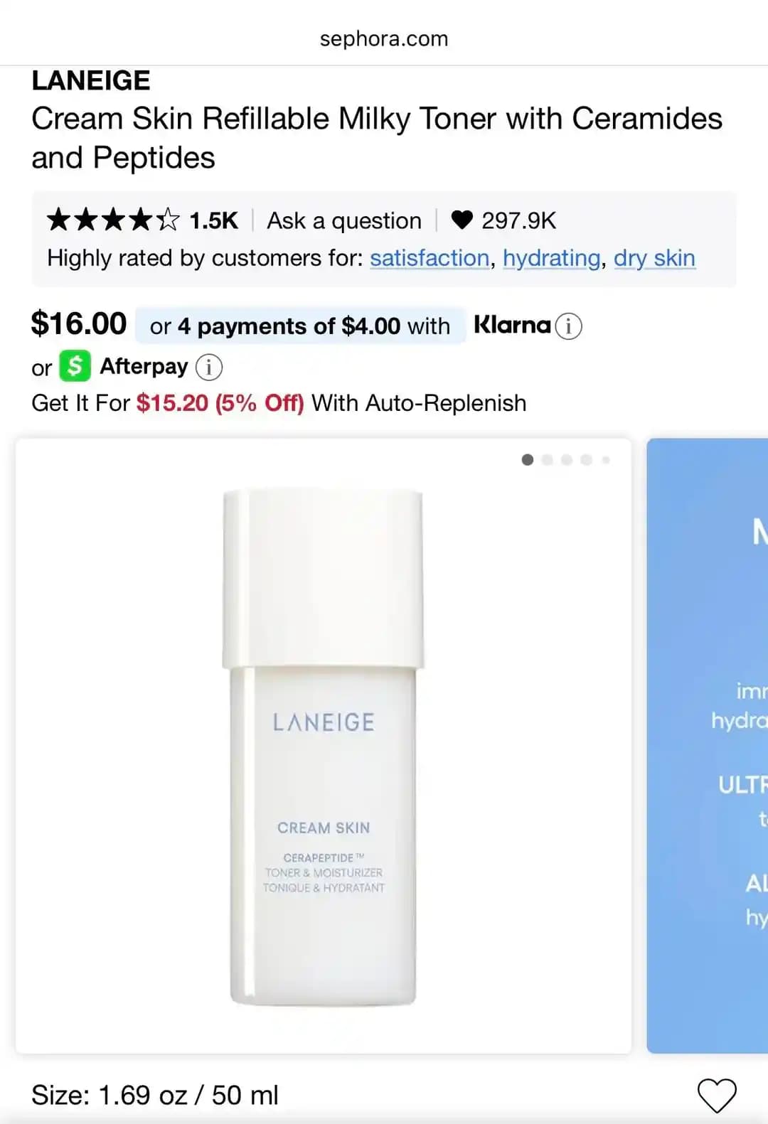 Laneige Cream Skin Milky Toner: Çok Kuru Ciltler İçin Yoğun Nemlendirme Sağlayan Toner